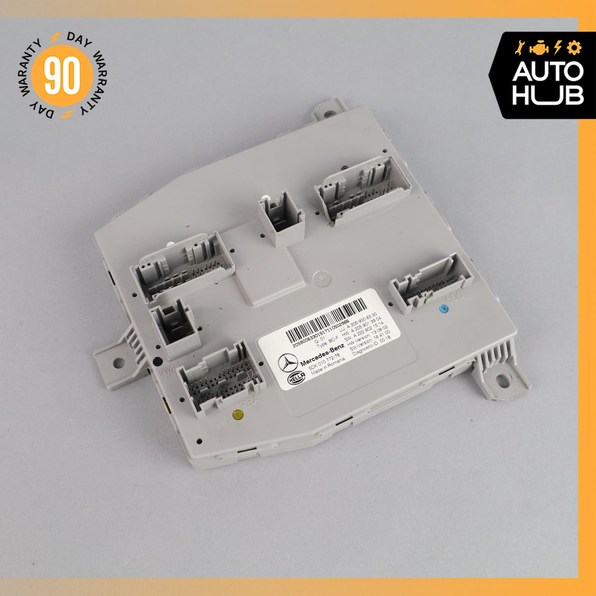 15-16 Mercedes W205 C300 Front SAM Module Control Unit Signal Acquisition OEM - photo 3