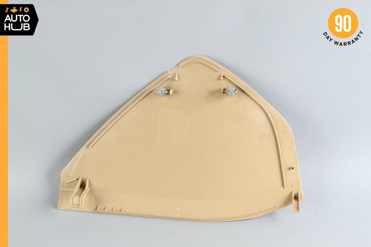 03-09 Mercedes W211 E350 E500 Left Side Dashboard Trim Cover Panel Beige OEM - photo 6