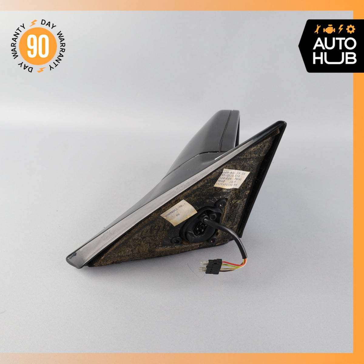 90-96 Mercedes R129 SL320 SL500 300SL Side View Door Mirror Right Side Black OEM - photo 6