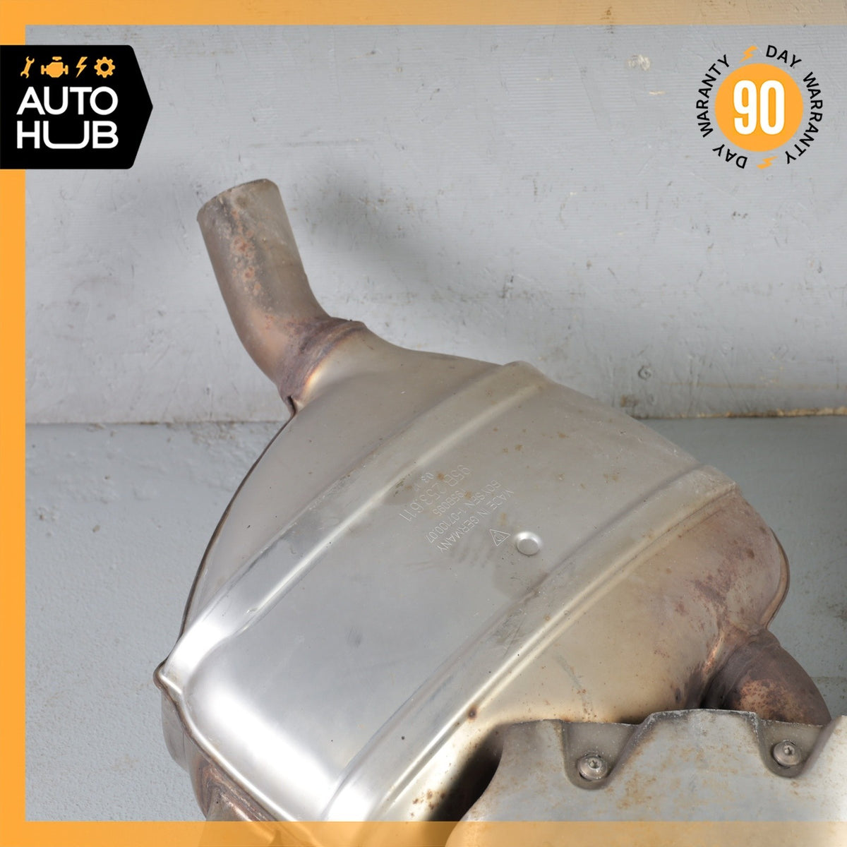 17-18 Porsche Macan 95B 2.0L L4 Exhaust Muffler Mufflers Set 95B253612 OEM 89k - photo 19