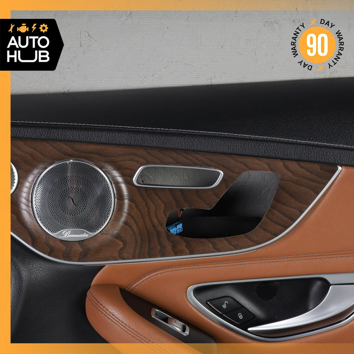 17-23 Mercedes W205 C300 C63 AMG Coupe Front Right Side Interior Door Panel OEM - photo 8