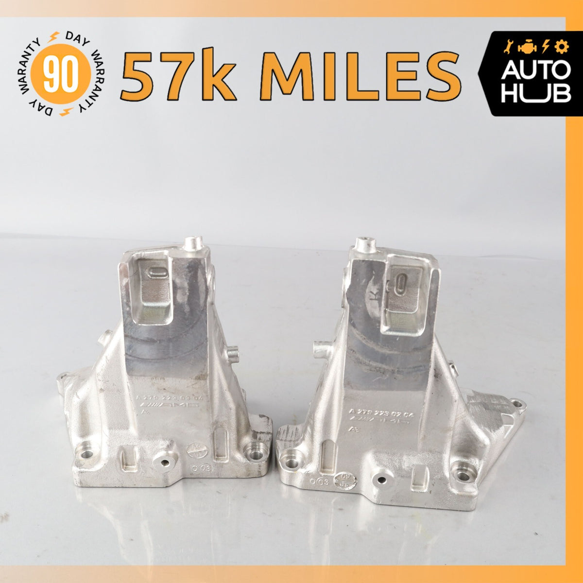 Mercedes W222 Maybach S600 Left & Right Side Engine Motor Mount Bracket Set OEM - photo 1