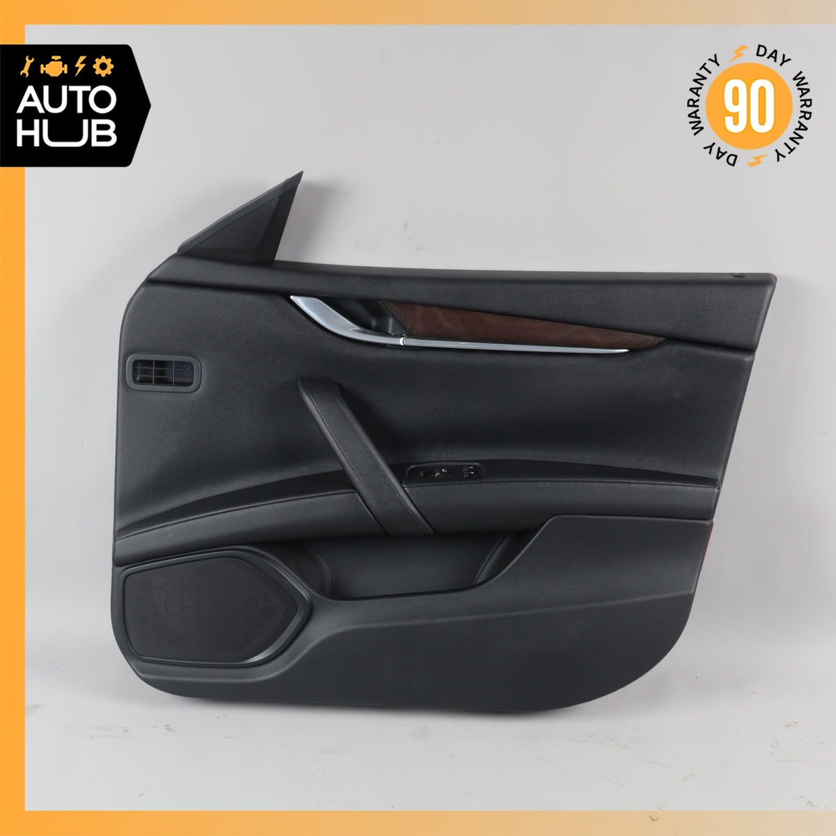 14-22 Maserati Ghibli M157 Front Right Side Interior Door Panel Black OEM 68k - photo 2