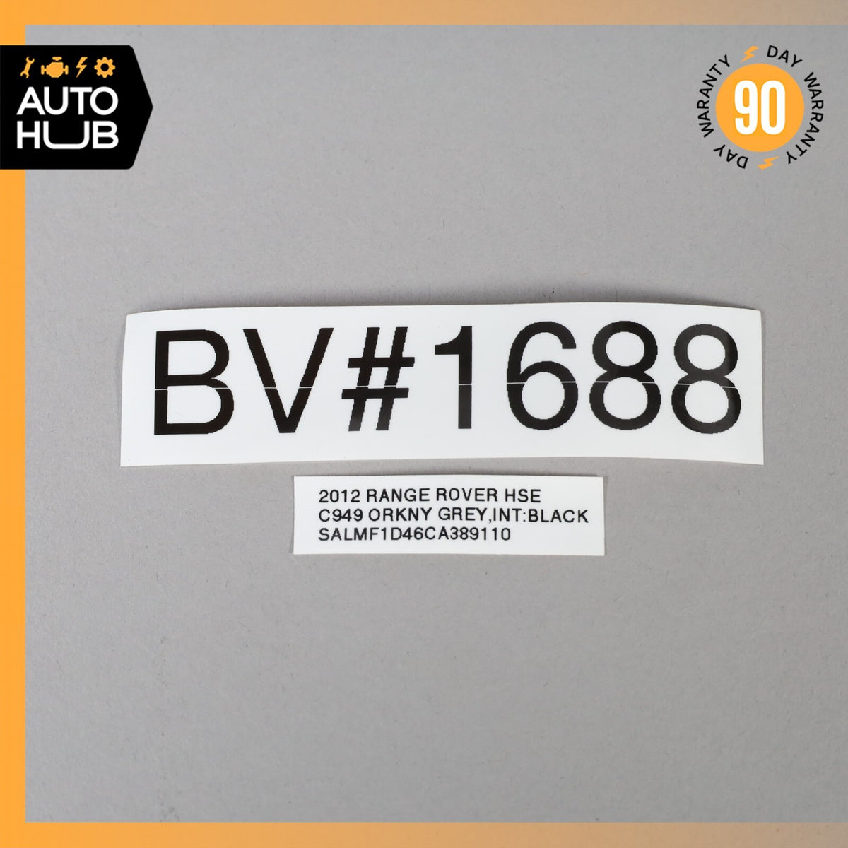 03-12 Land Rover Range Rover L322 Rear Left Driver Side Door Shell OEM 88k - photo 24