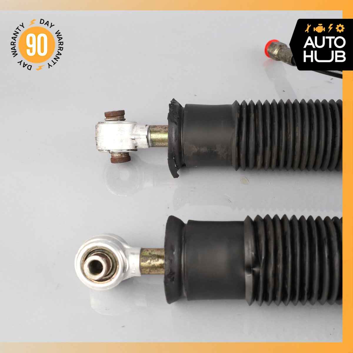 92-99 Mercedes W140 CL600 S500 Rear Left & Right Hydraulic Shock Strut Set OEM - photo 8