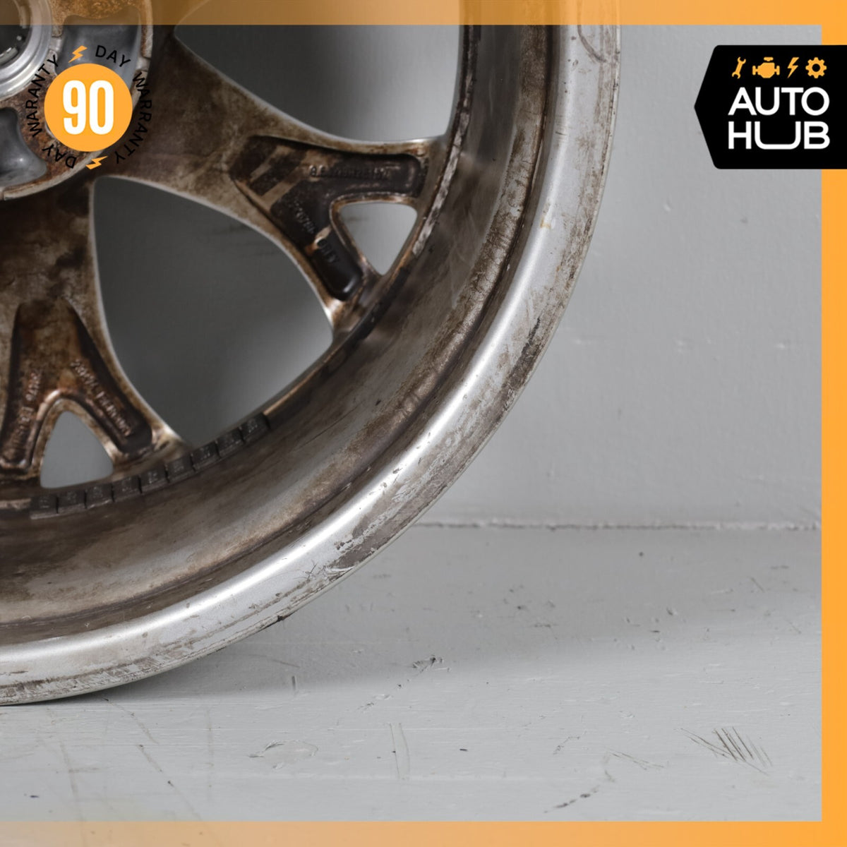 Maserati Quattroporte GranTurismo 8.5 x 19 19" Front Wheel Rim Silver 228796 OEM - photo 9