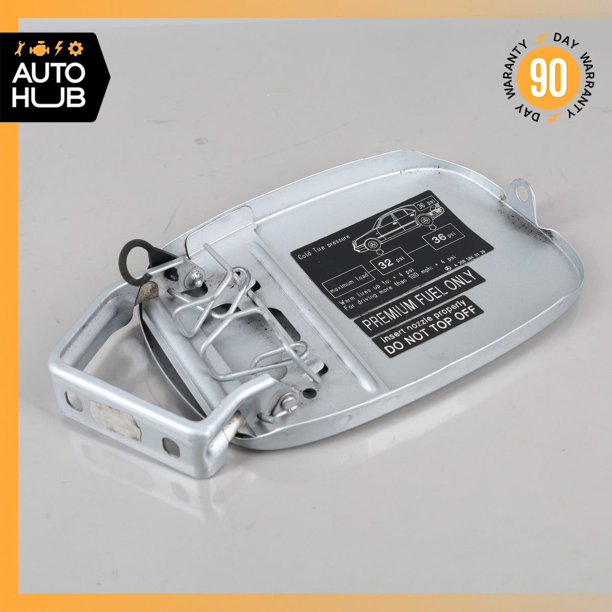 98-03 Mercedes W208 CLK320 CLK430 CLK55 AMG Fuel Gas Tank Door Lid Cover OEM - photo 7