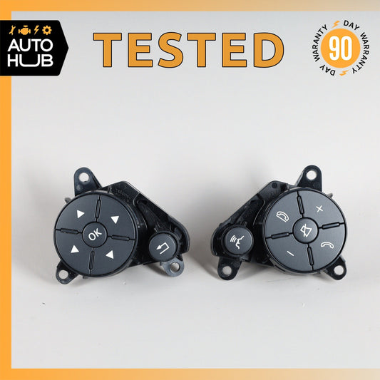 10-14 Mercedes W221 S550 Steering Wheel Control Switch Buttons Set Black OEM - photo 1