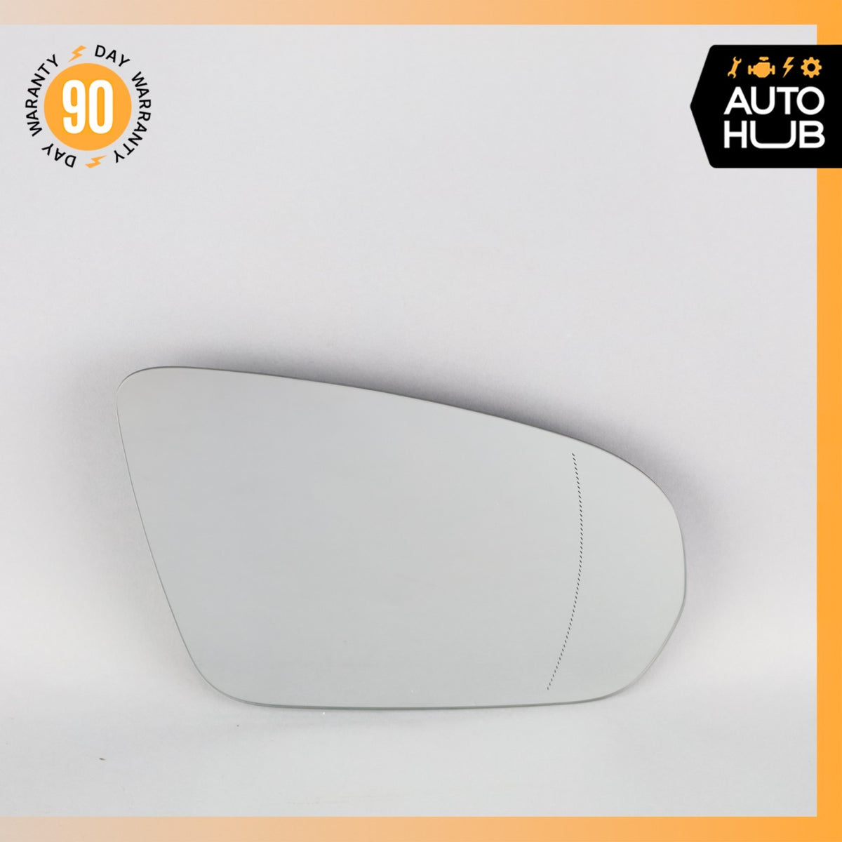 14-16 Mercedes W222 S550 S600 Right Side View Door Mirror Glass OEM - photo 1