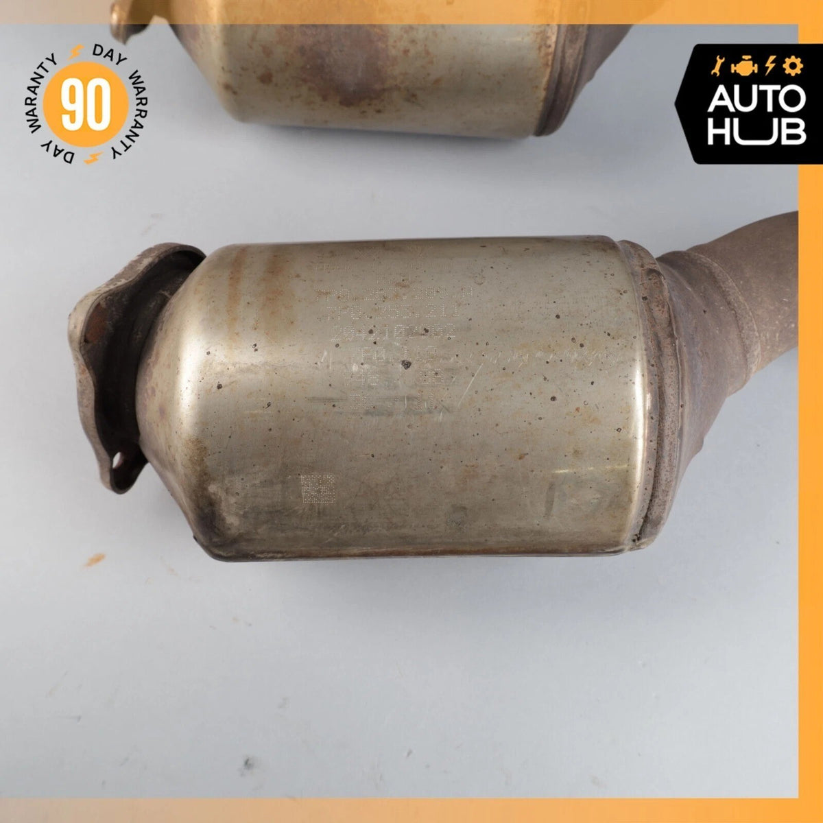 Porsche Cayenne 958 Hybrid S Rear Exhaust Downpipe Left & Right Side Set OEM - photo 7