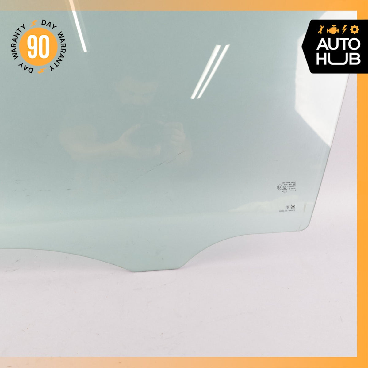 11-18 Porsche Cayenne 958 Hybrid S Front Left Driver Side Door Window Glass OEM - photo 7