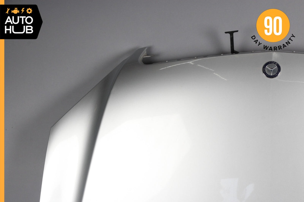 07-13 Mercedes W221 S600 S550 Hood Panel Assembly Iridium Silver Metallic OEM - photo 2