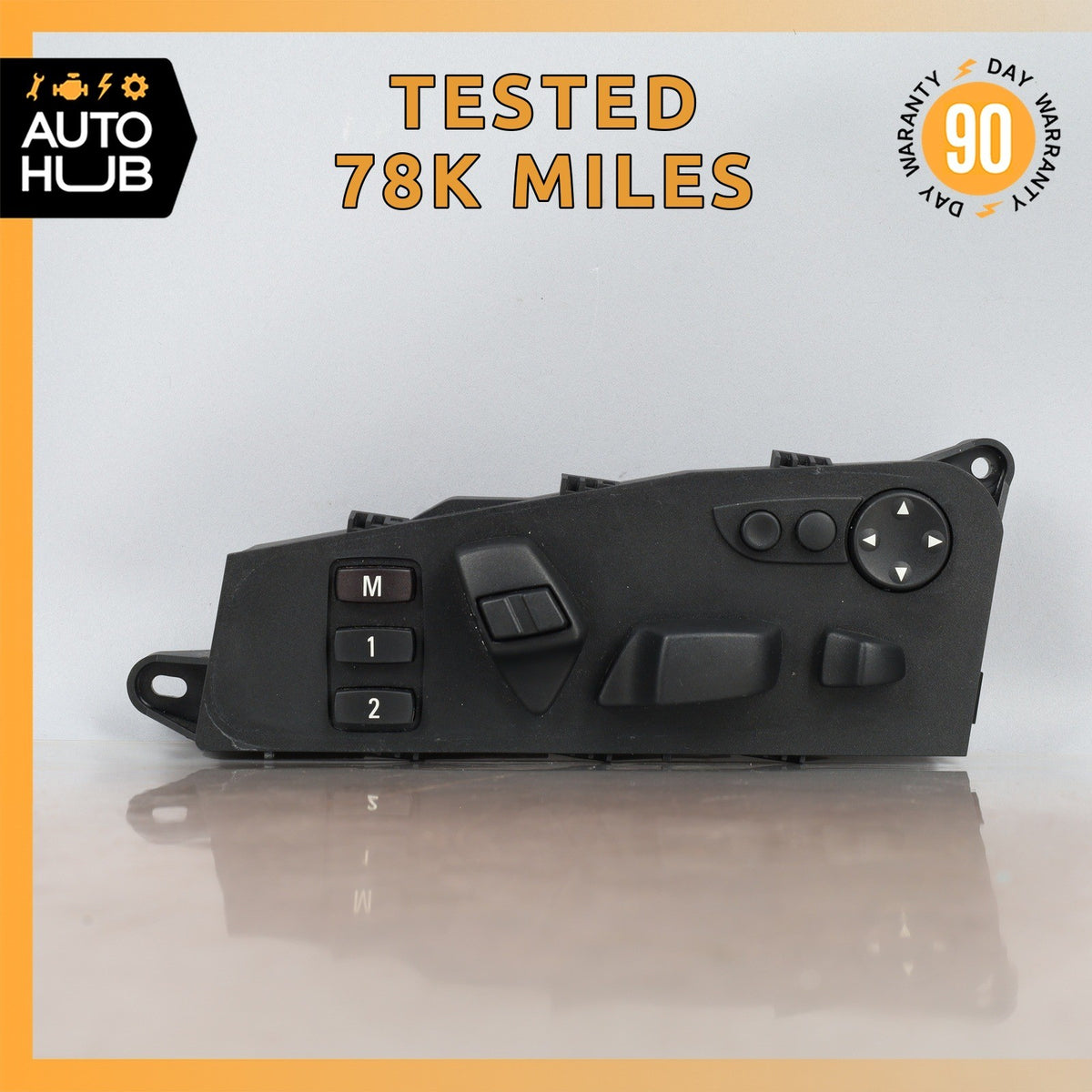 BMW E60 528i 535i Front Right Side Memory Seat Adjustment Control Switch OEM - photo 1