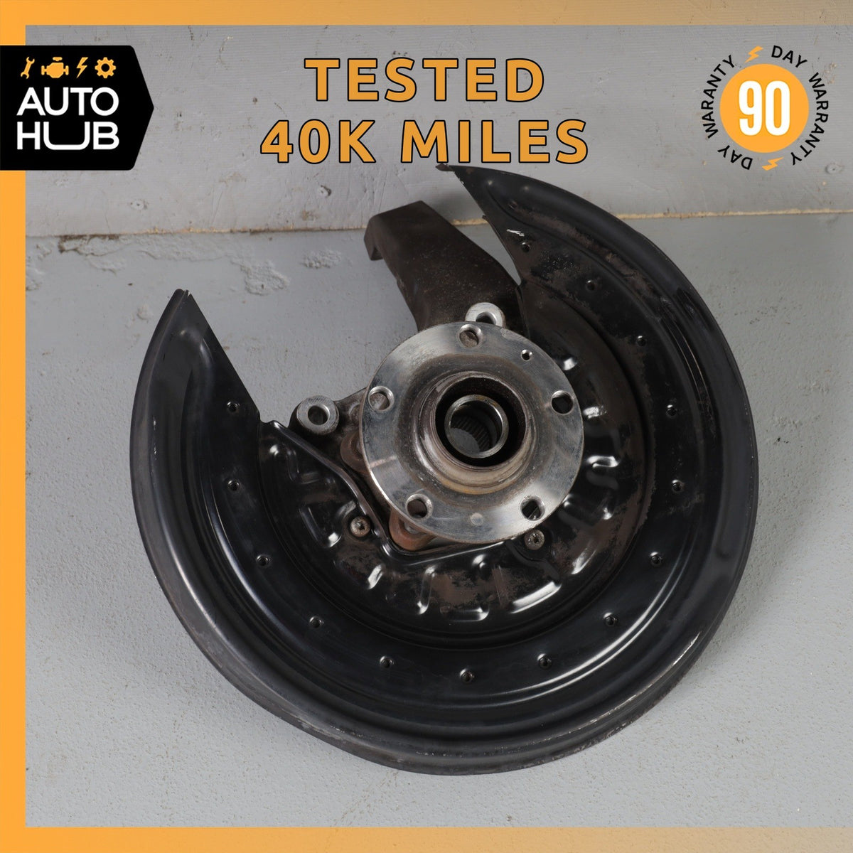 07-12 Bentley Continental GTC Rear Left Side Spindle Knuckle Hub OEM 40k - photo 1