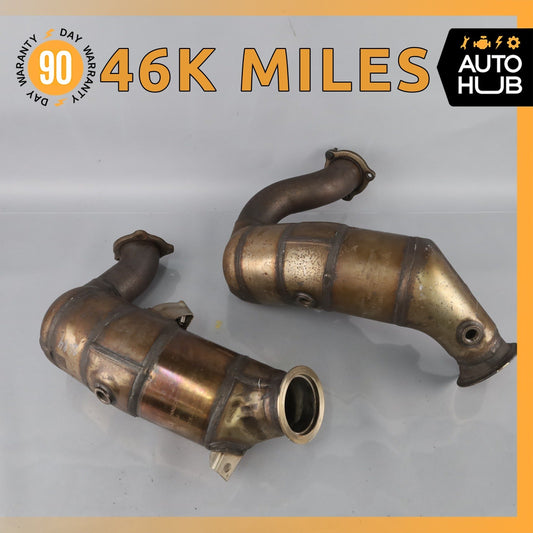 Porsche Macan 95B GTS S Turbo Engine Exhaust Downpipe Left & Right Side OEM 46k - photo 1