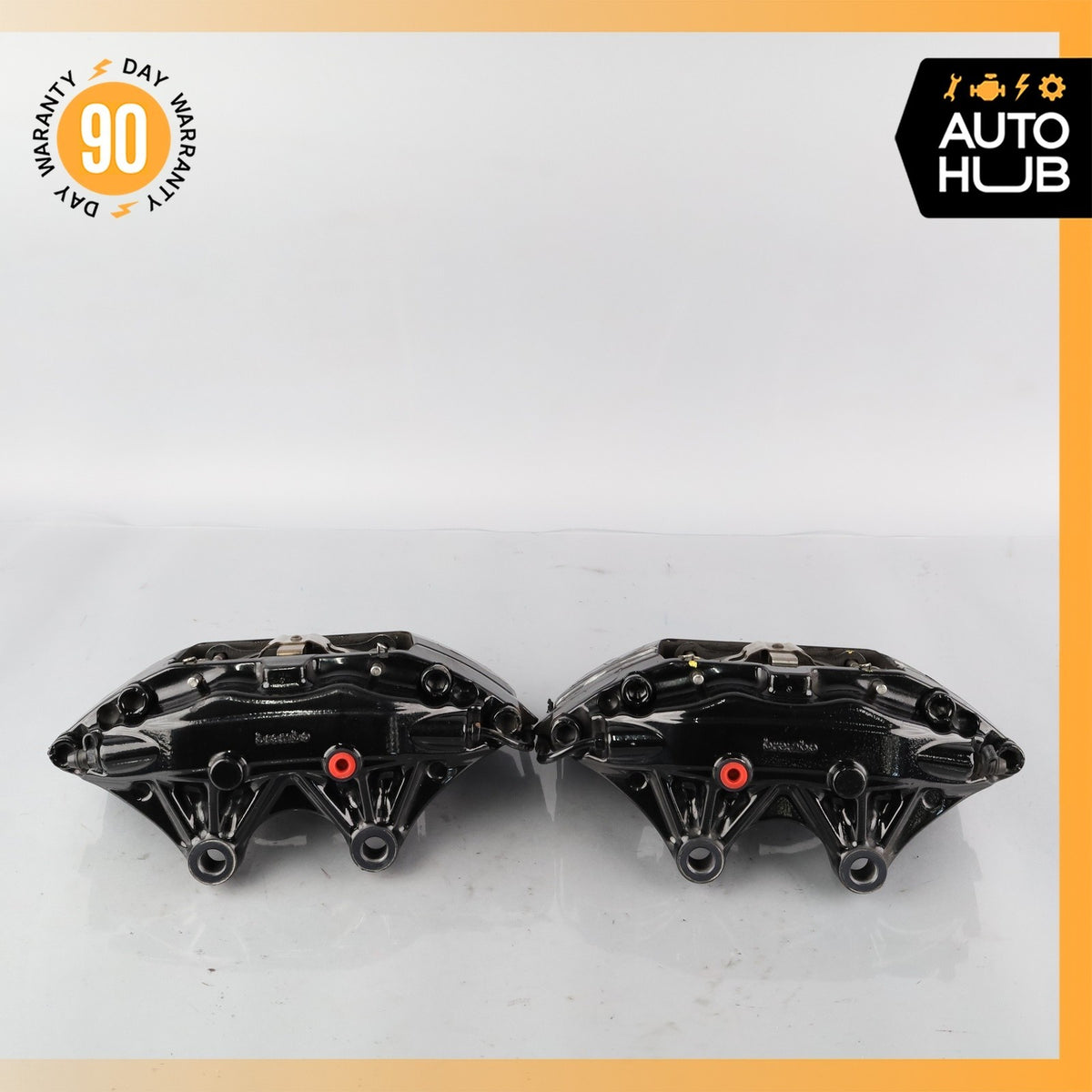03-04 Aston Martin DB7 Vantage Front Brake Caliper Set Black 28124627AA OEM 38k - photo 8