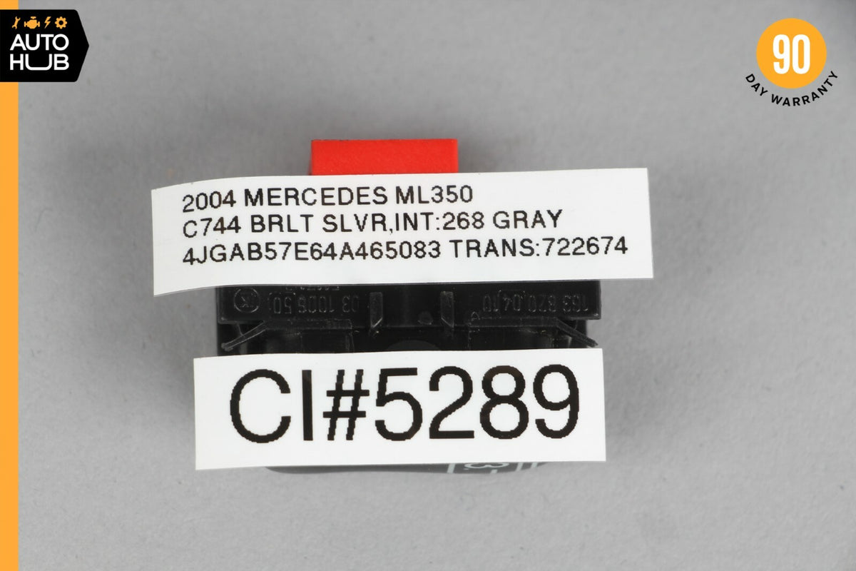 02-05 Mercedes W163 ML350 ML320 3rd Window Switch Button 1638200410 OEM - photo 8