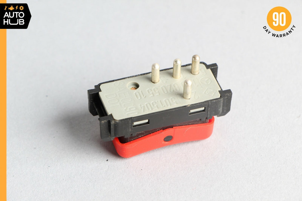 90-95 Mercedes R129 SL500 300SL S500 Hazard Warning Light Switch Button OEM - photo 5