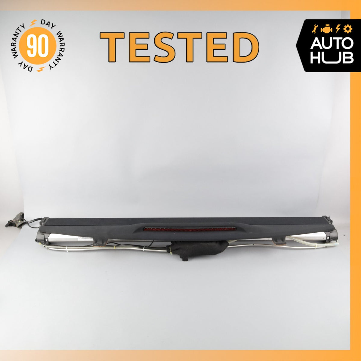 10-13 Mercedes W221 S550 Rear Window Sun Shade Screen Roller Blind w/ Trim OEM - photo 1