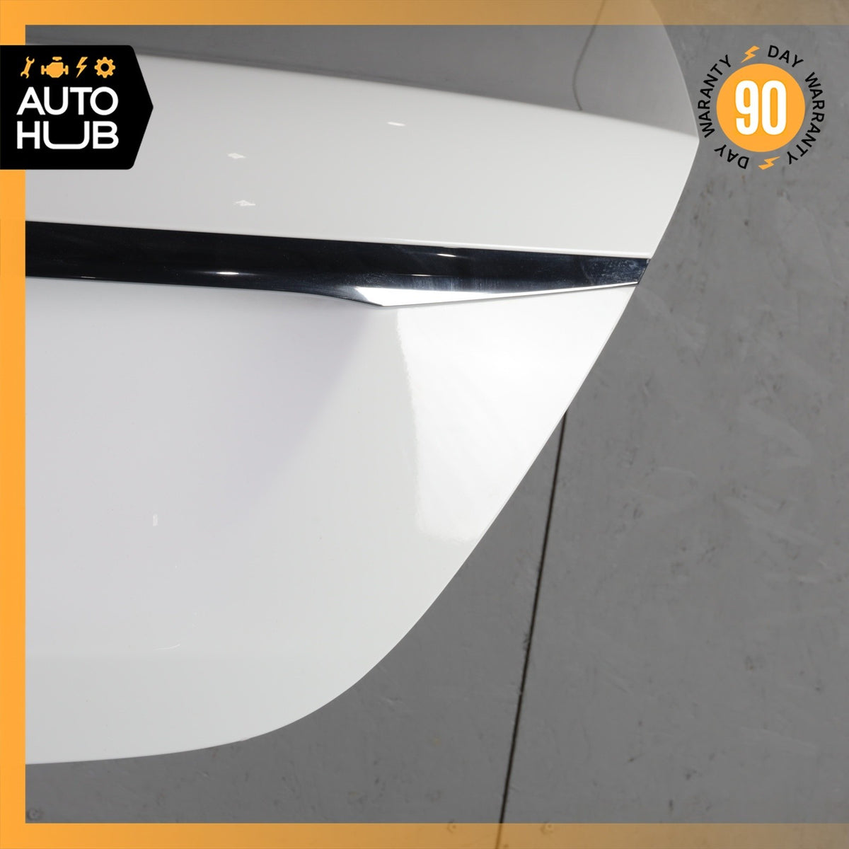 17-20 Mercedes W213 E300 E450 Trunk Lid Panel Assembly White OEM 89k - photo 3
