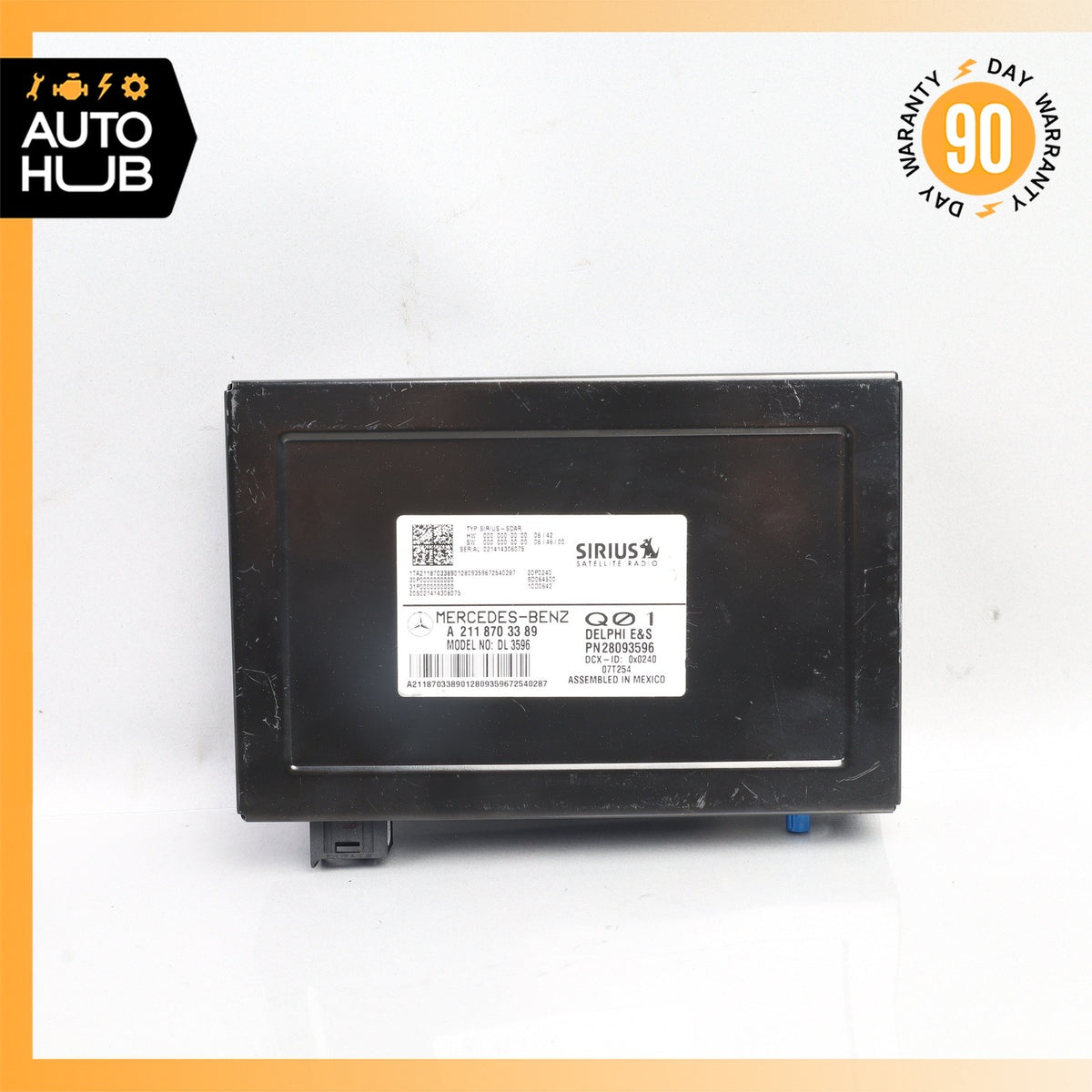 03-09 Mercedes X164 GL450 GL350 CLK550 CL550 Sirius Satellite Radio Receiver OEM - photo 7