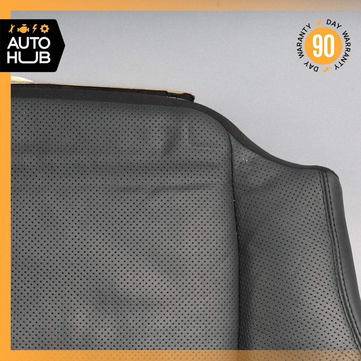 03-06 Mercedes W220 S600 Rear Left Side Lower Bottom Seat Cushion Black OEM - photo 6