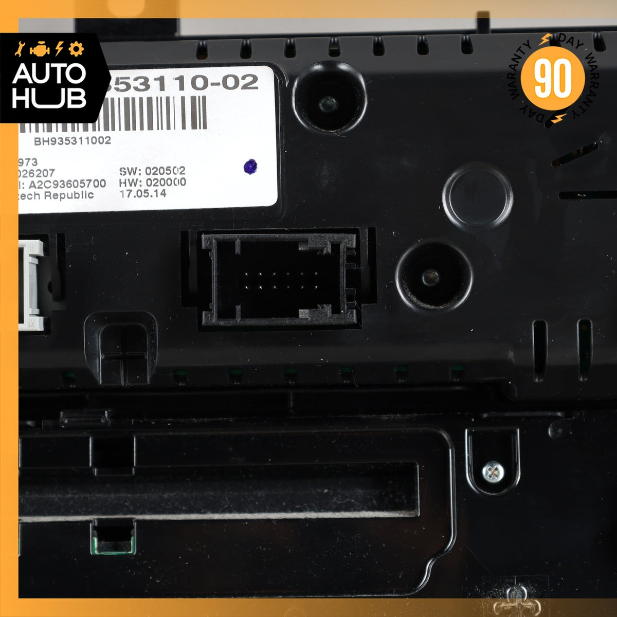 BMW F25 X3 Dashboard A/C AC Air Climate Control Panel Switch 6833313 OEM - photo 13