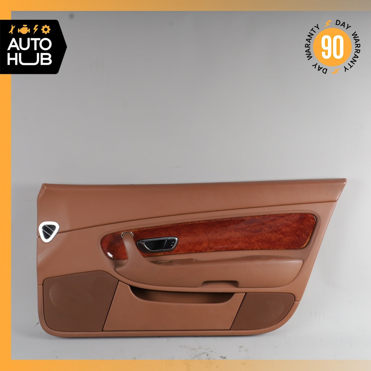 03-10 Bentley Continental GT Right Side Interior Door Panel Brown OEM 87k - photo 1