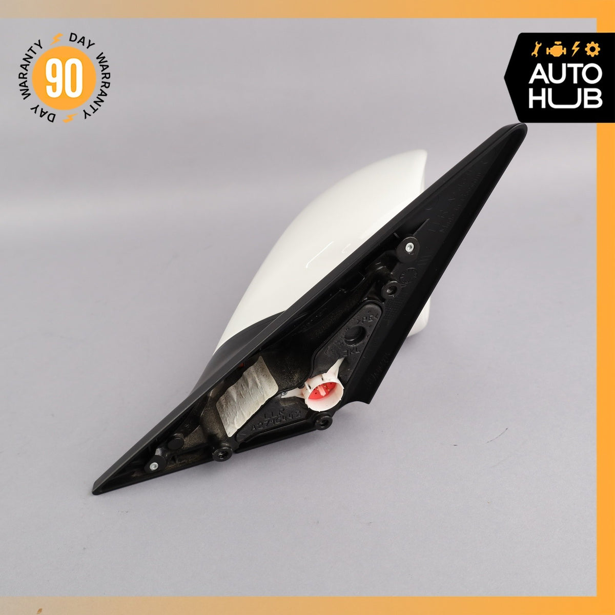 Porsche Boxster 987 911 Right Side Exterior Door Rear View Mirror White OEM 45k - photo 14
