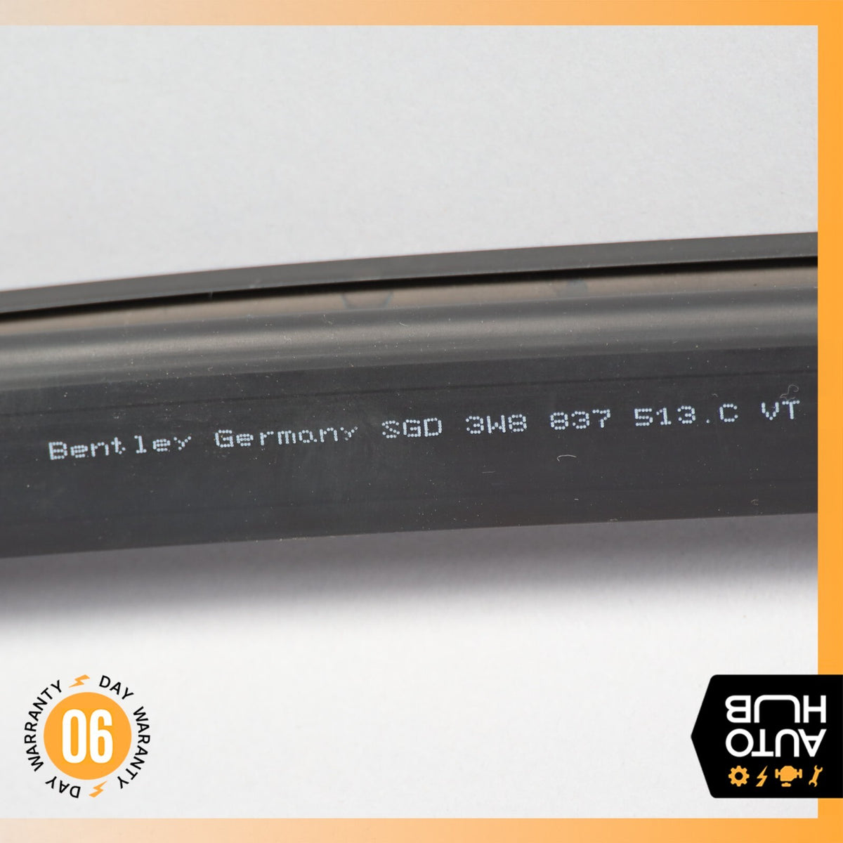 Bentley Continental GTC Front Left Driver Side Door Inner Glass Rubber Seal 59k - photo 7