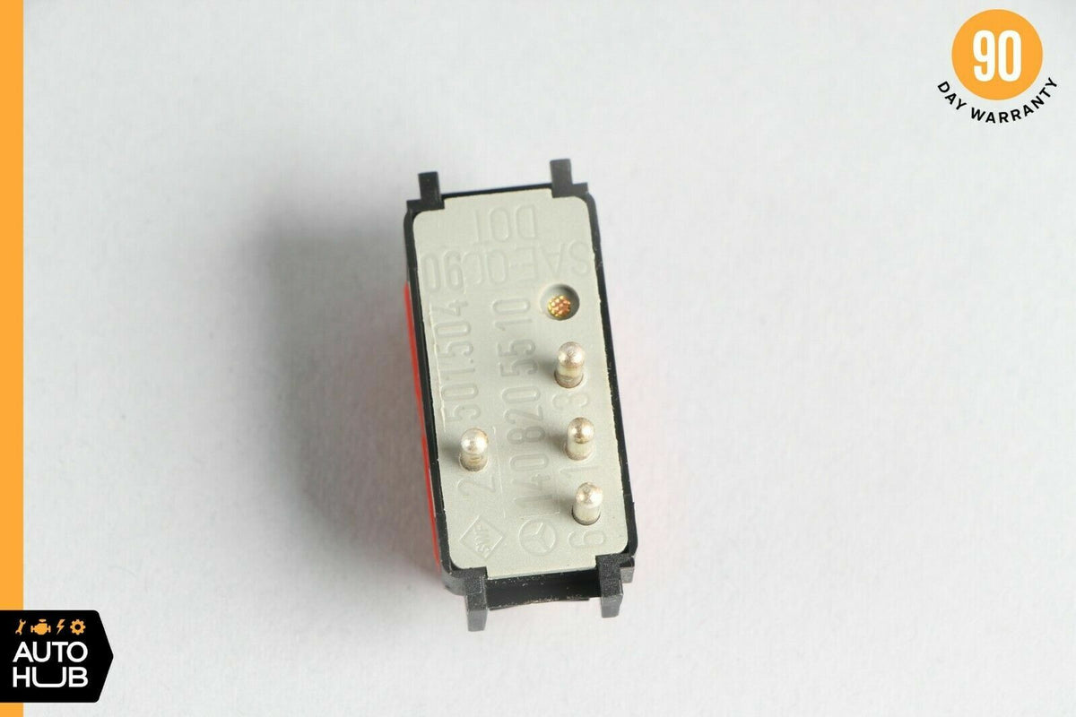 90-95 Mercedes R129 SL600 Hazard Warning Light Switch Button 1408205510 OEM - photo 4