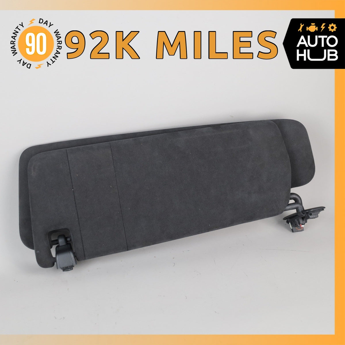 15-18 Porsche Cayenne 958 Turbo Sun Visor Sunvisor Right Side Suede OEM - photo 1