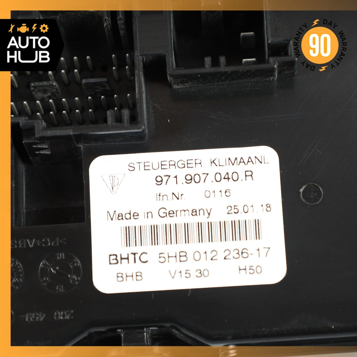17-23 Porsche Panamera 4S 971 A/C AC Air Conditioning Control Module OEM 6k - photo 8