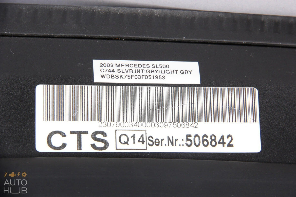 03-12 Mercedes R230 SL500 SL55 AMG Rear Back Windshield Glass Assembly OEM - photo 11