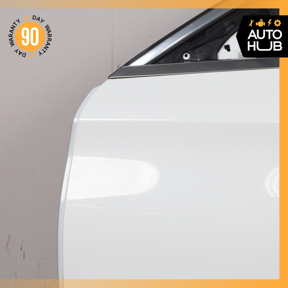 15-21 Mercedes W205 C300 C350e C400 C450 AMG Left Side Door Shell White OEM - photo 10