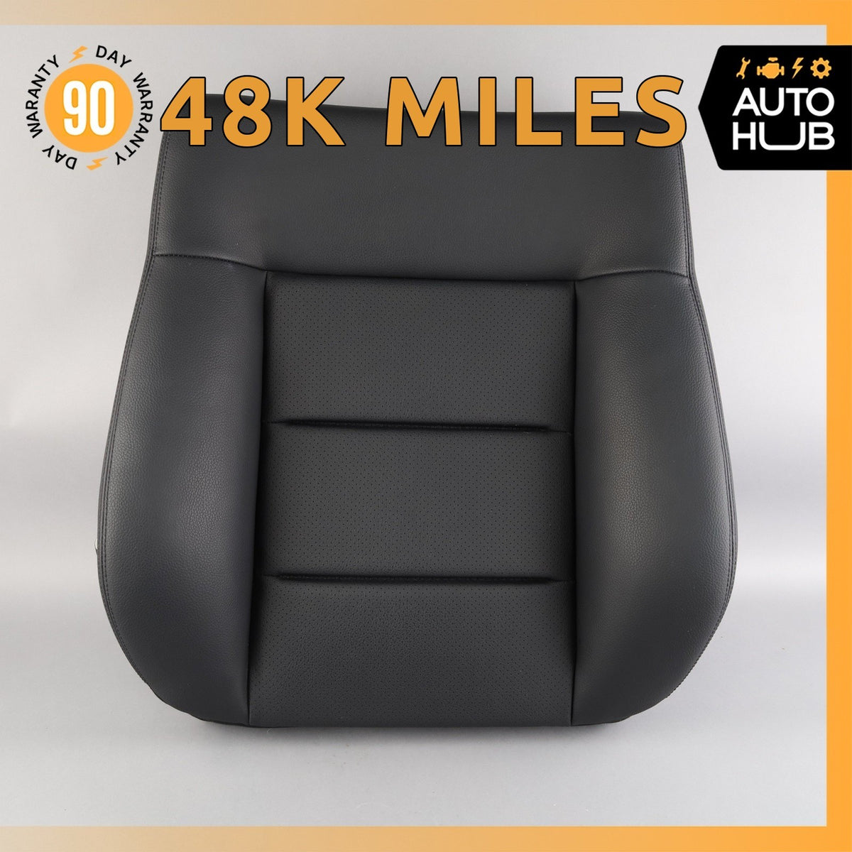 10-13 Mercedes W212 E350 E400 Front Right Seat Cushion Top Upper Black OEM - photo 1