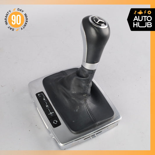 12-14 Mercedes W204 C250 E350 Center Console Shifter Knob Boot Trim Cover OEM - photo 1