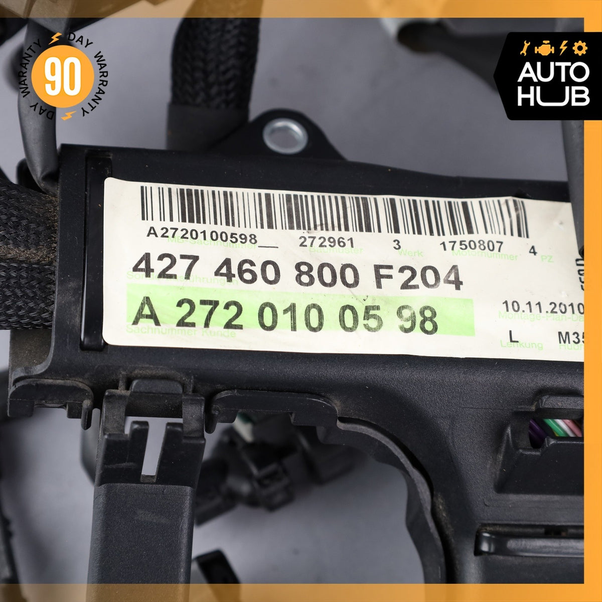 Mercedes W204 C300 C350 GLK350 Engine Motor Wire Wiring Harness 2721504333 OEM - photo 21