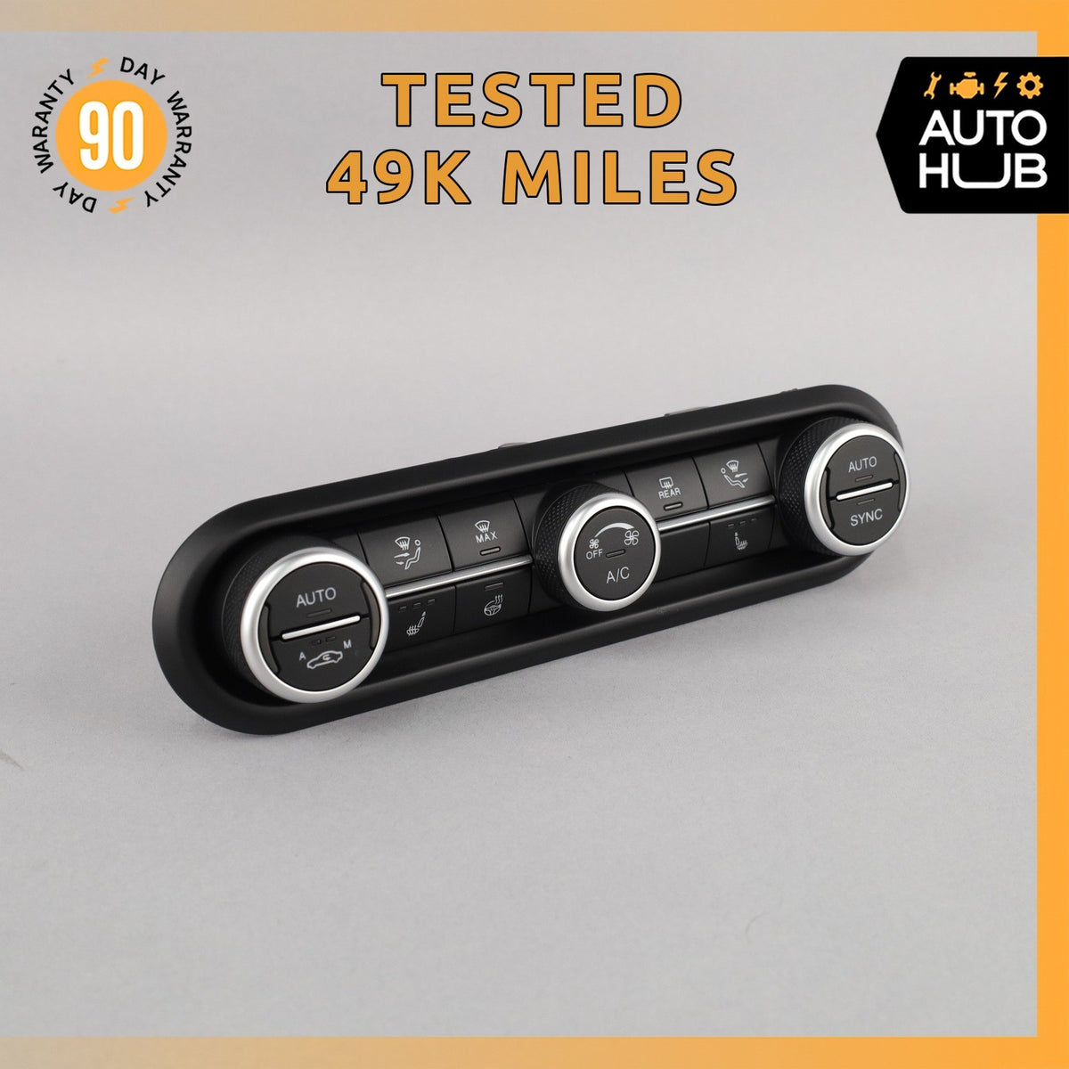17-23 Alfa Romeo 952 Giulia AC A/C Heater Climate Control Switch OEM 49k - photo 1
