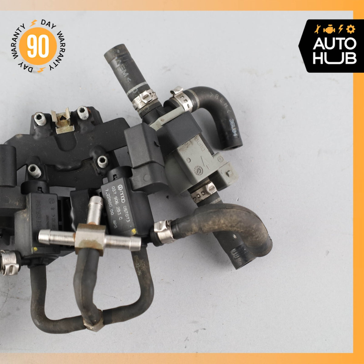 03-05 Bentley Continental GT EGR Vacuum Solenoid Valve Set w/ Hoses OEM - photo 4