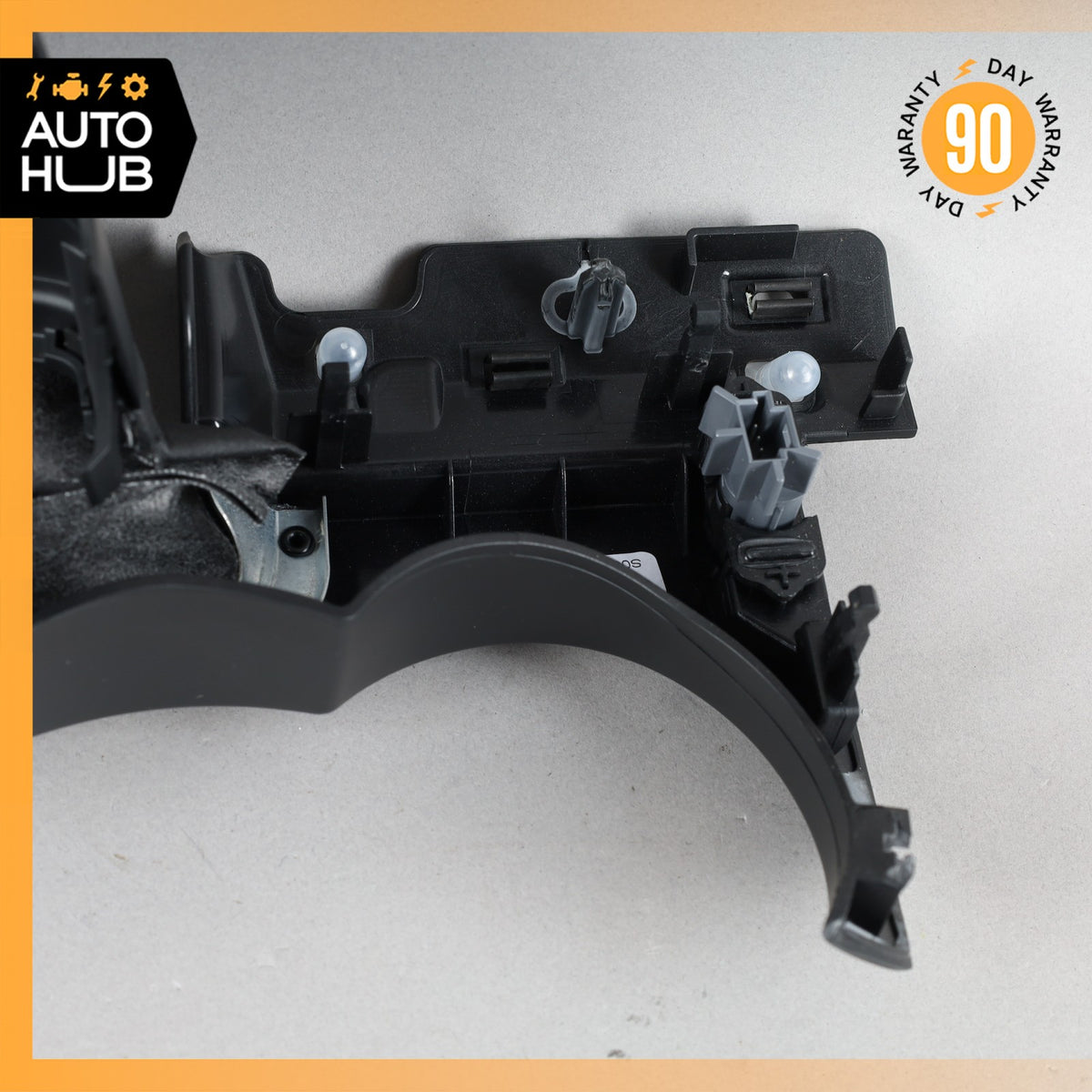 11-18 Porsche Cayenne 958 Steering Column Cover Trim Black OEM - photo 10