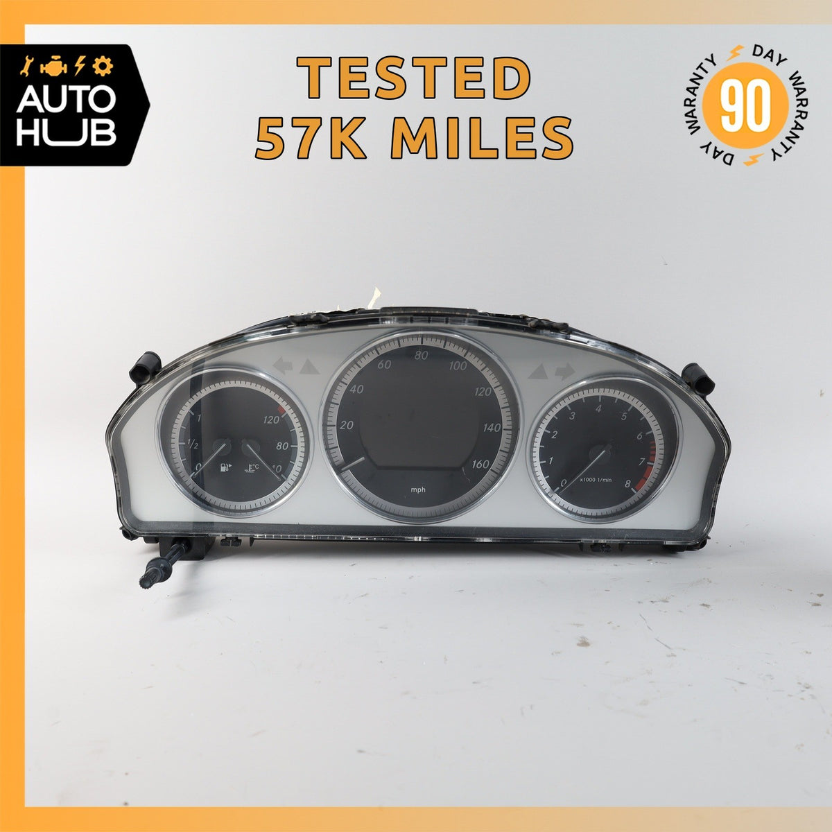 08-11 Mercedes W204 C300 C350 Instrument Speedometer Cluster 2049003800 OEM 57k - photo 1