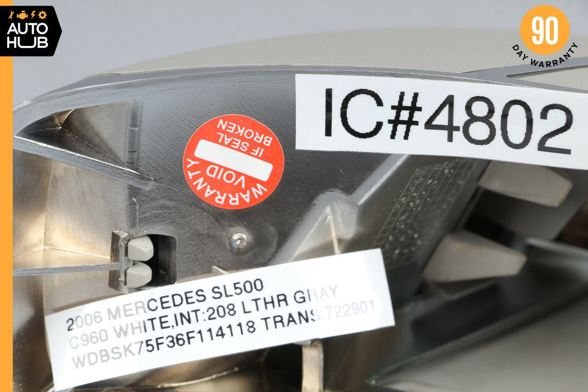 03-06 Mercedes R230 SL500 SL55 AMG Right Seat Backrest Recline Switch Gray OEM - photo 8