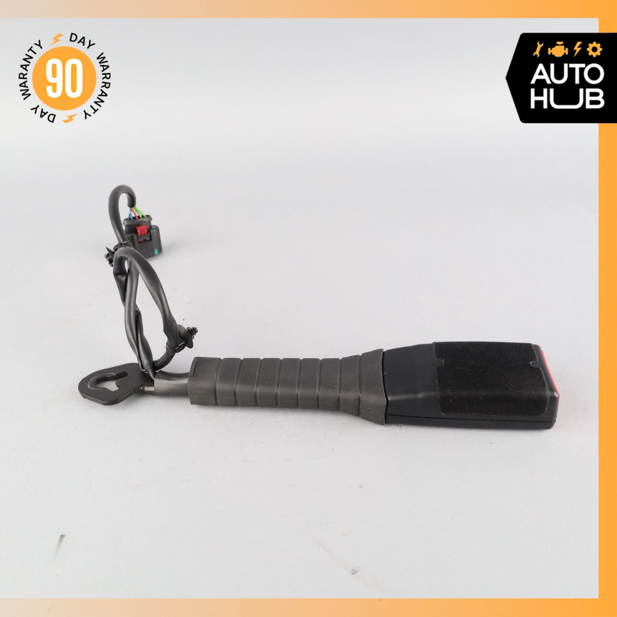 11-18 Porsche Cayenne 958 Front Right Passenger Side Seat Belt Buckle Black OEM - photo 4