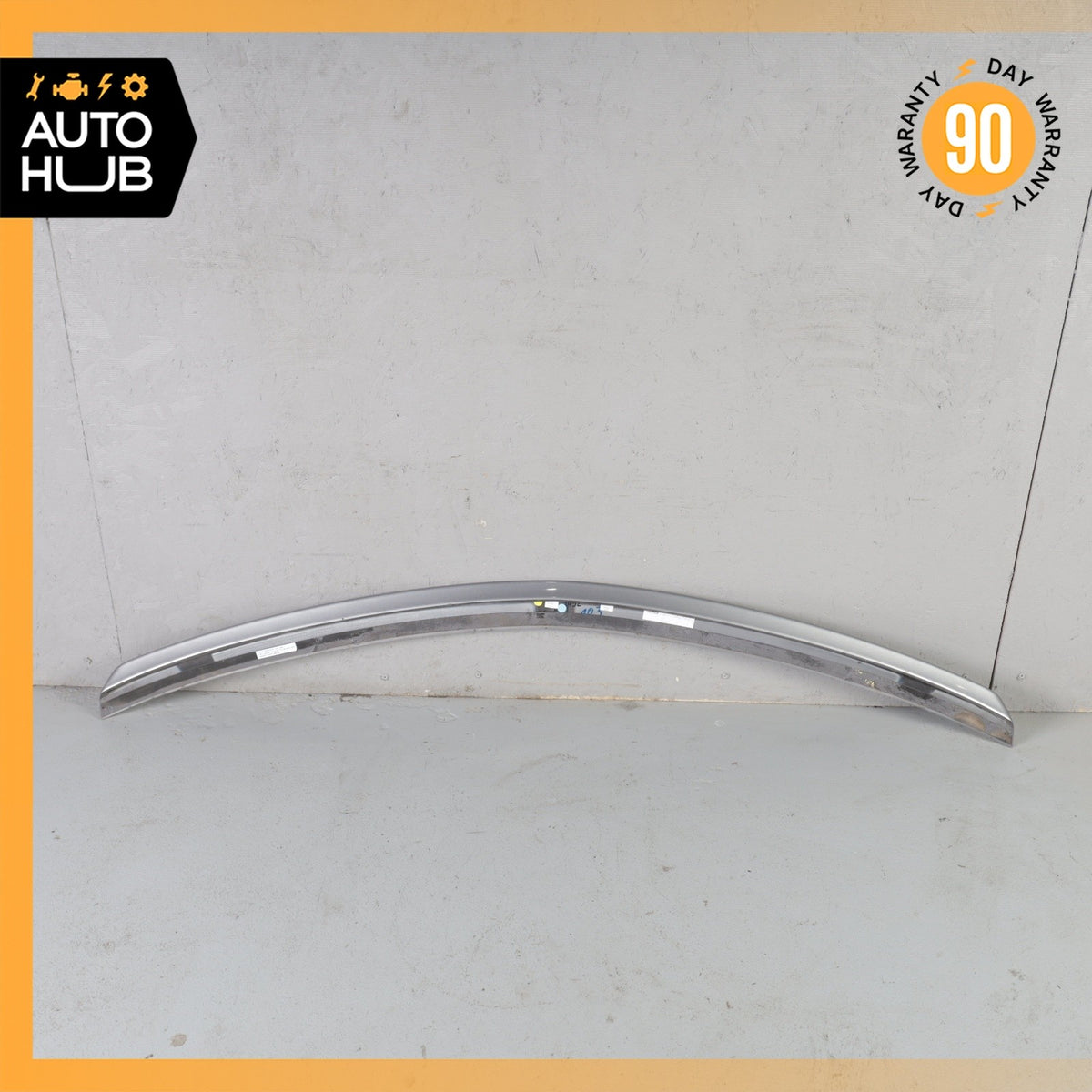 Mercedes W204 C63 AMG C350 Sedan Rear Trunk Lid Spoiler Lip Wing Silver OEM - photo 8