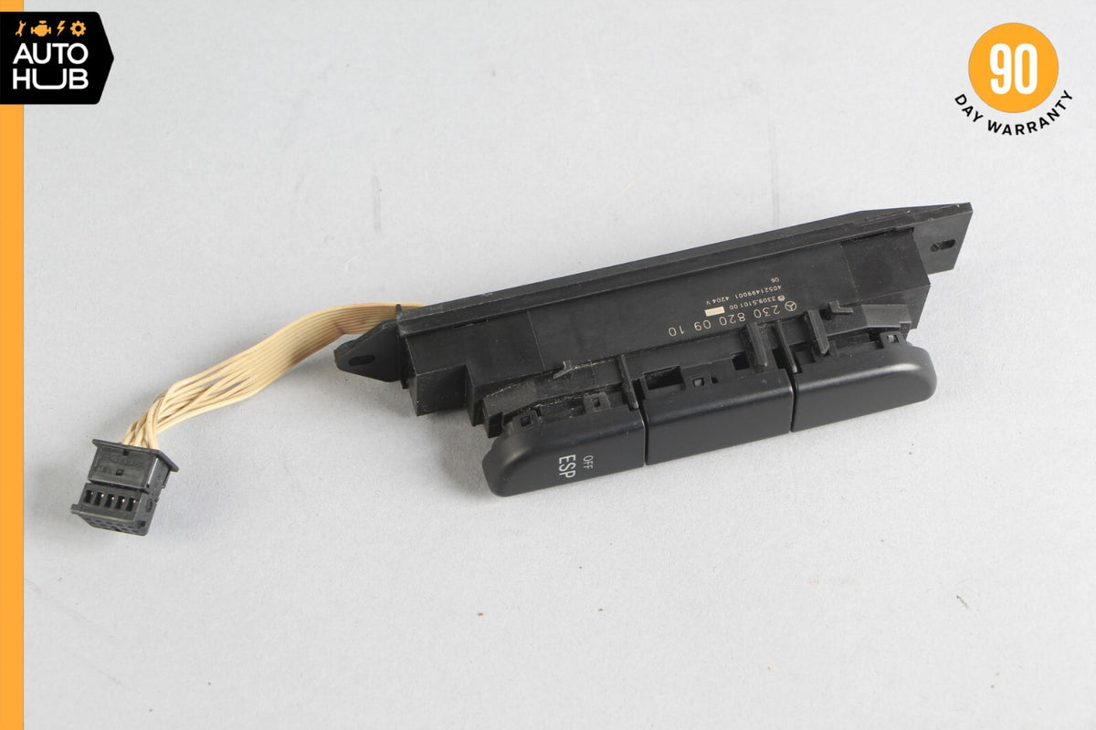 Mercedes R230 SL55 AMG SL550 Center Console ESP Switch Control Button OEM 75k - photo 7