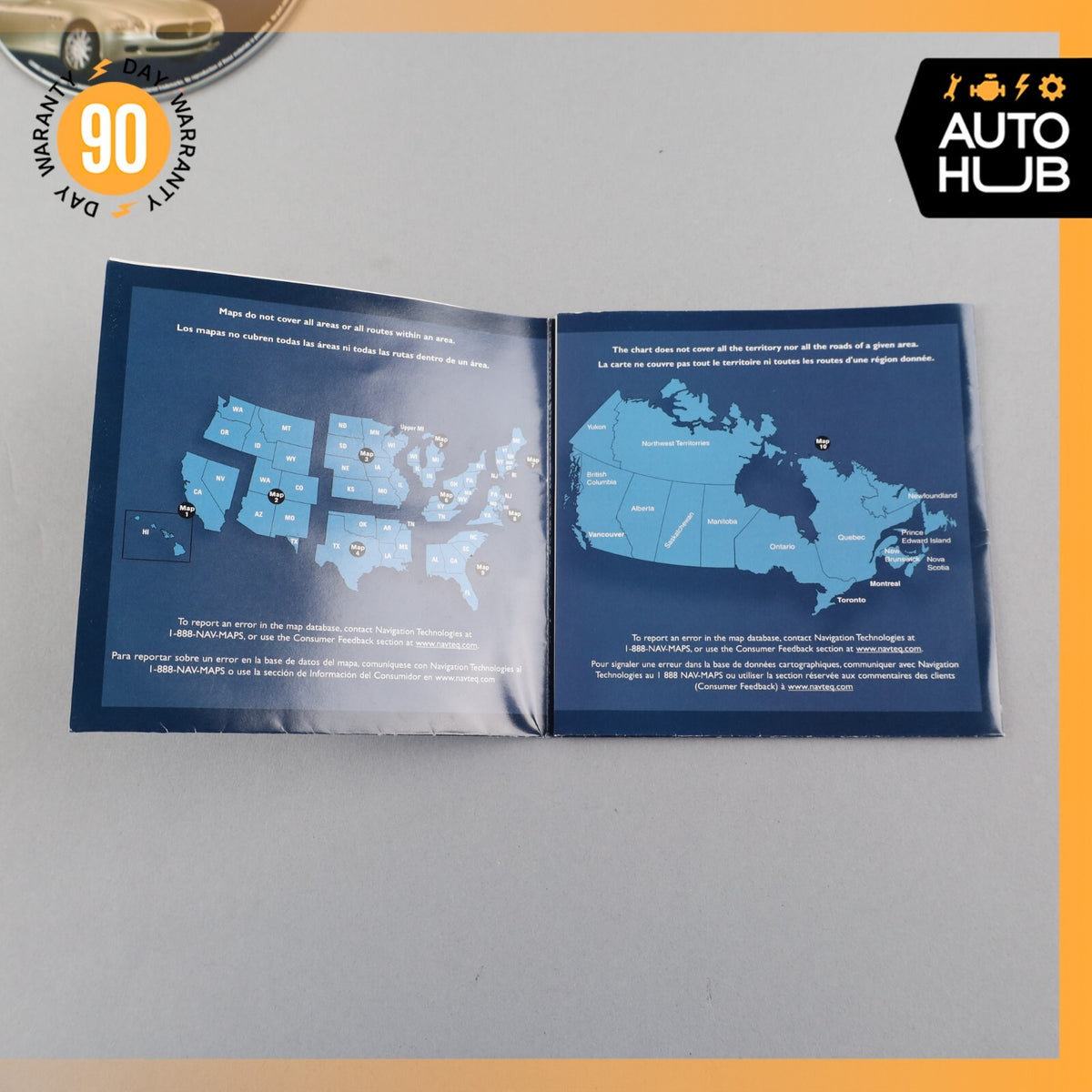 2005 Maserati Quattroporte M139 Comand GPS Map Navigation Disc Set OEM - photo 9
