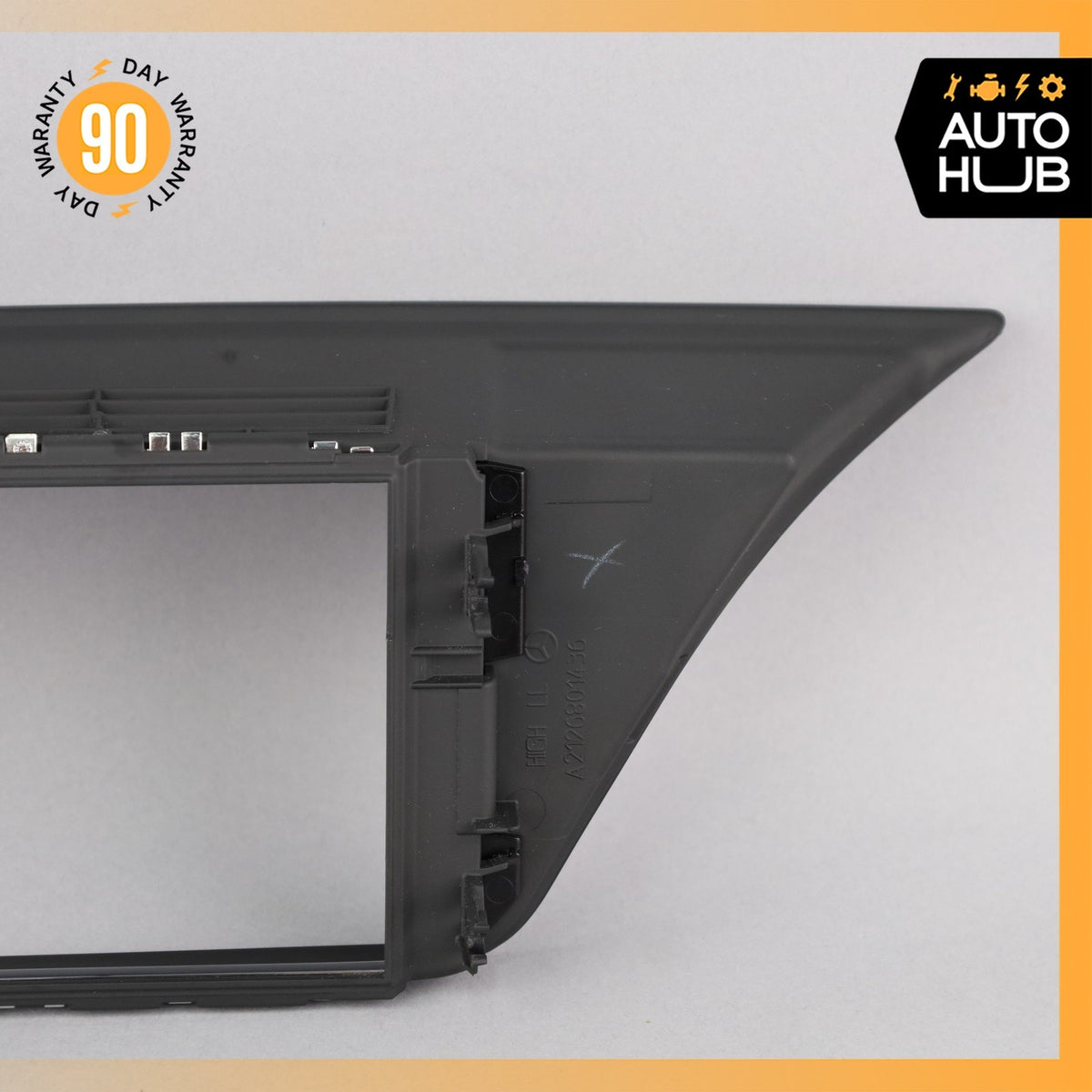 10-13 Mercedes W212 E350 E550 Dashboard Display Screen Trim Bezel Cover OEM - photo 7