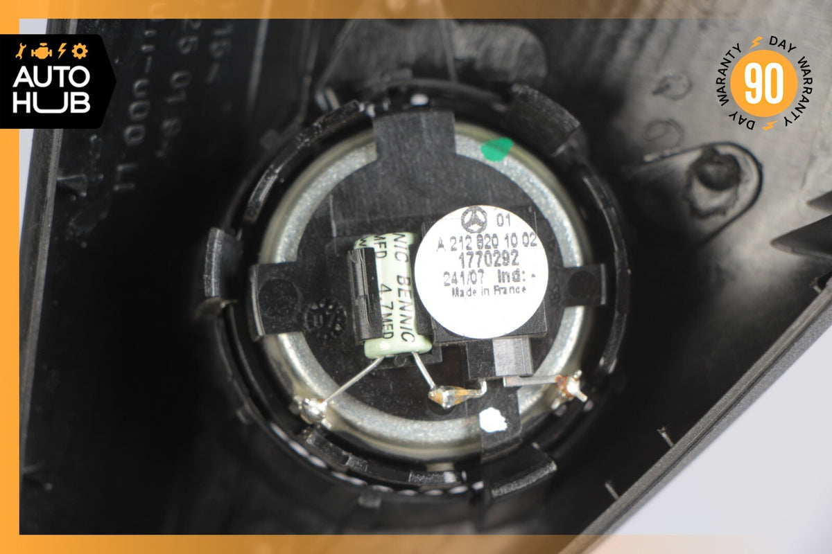 07-09 Mercedes W211 E63 AMG E350 E550 Front Left Tweeter Speaker Cover Black OEM - photo 8