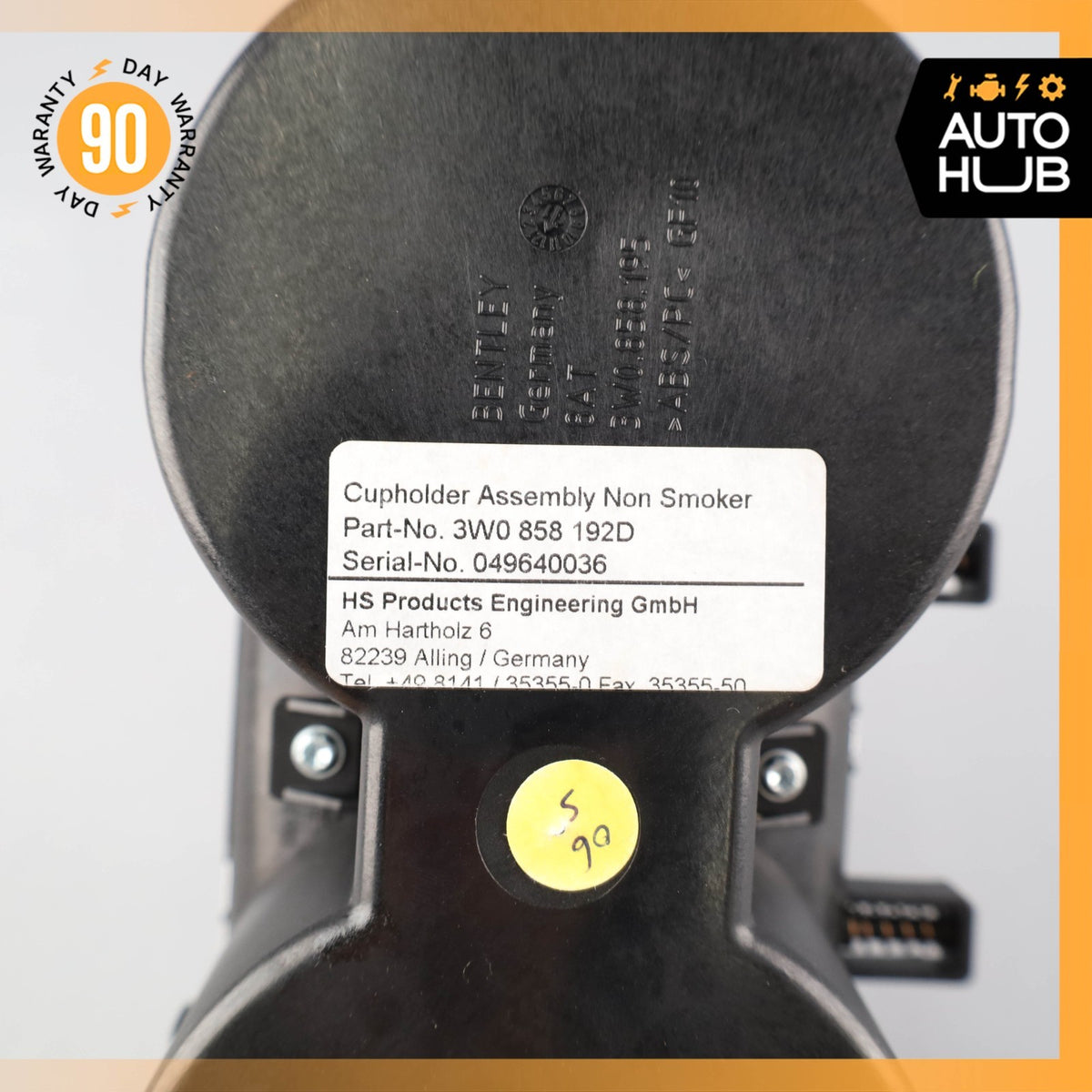 12-18 Bentley Continental GT GTC Center Console Cup Holder Compartment OEM 73k - photo 11